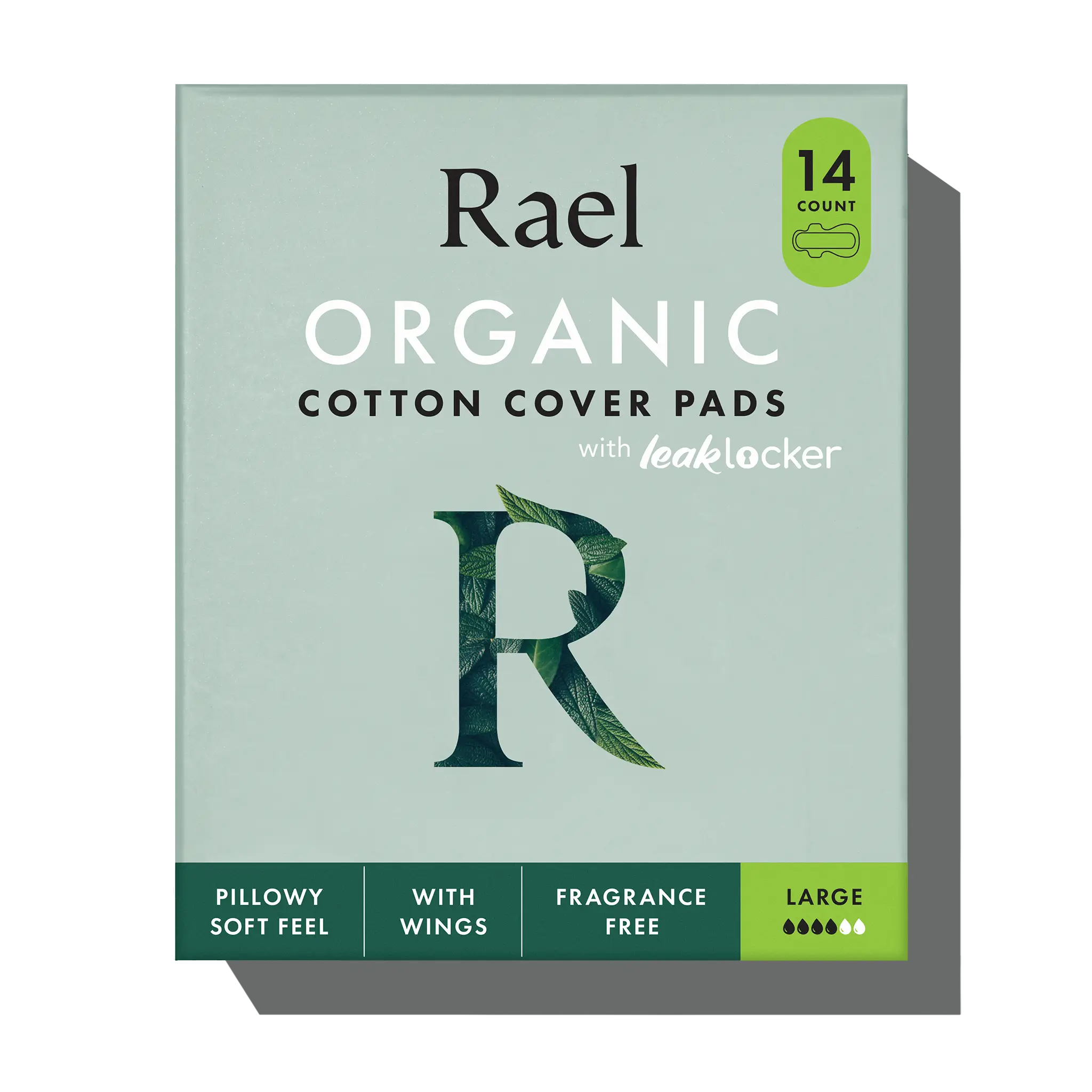 Large Organic Cotton Cover Pads With Wings G5