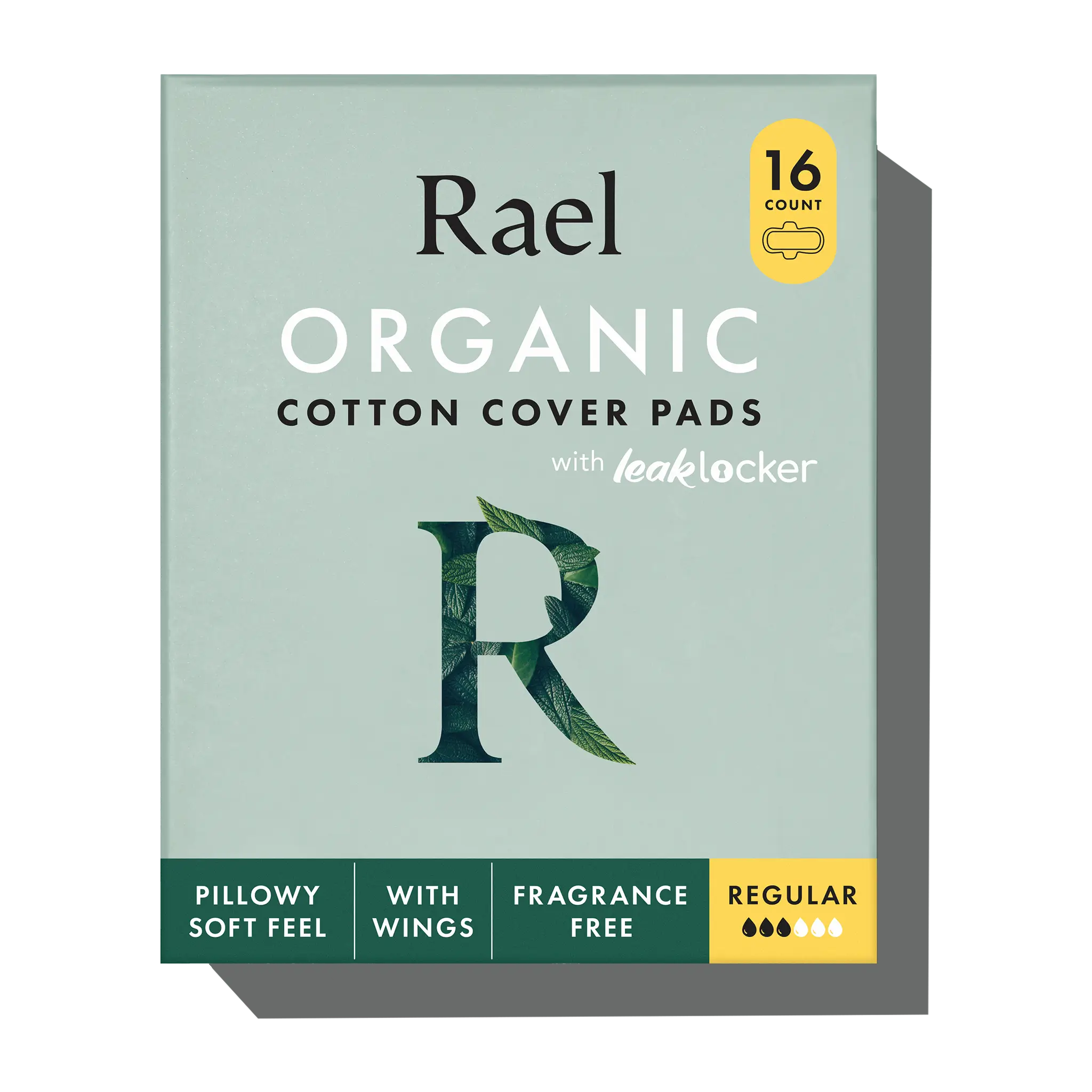 Regular Organic Cotton Cover Pads With Wings F6