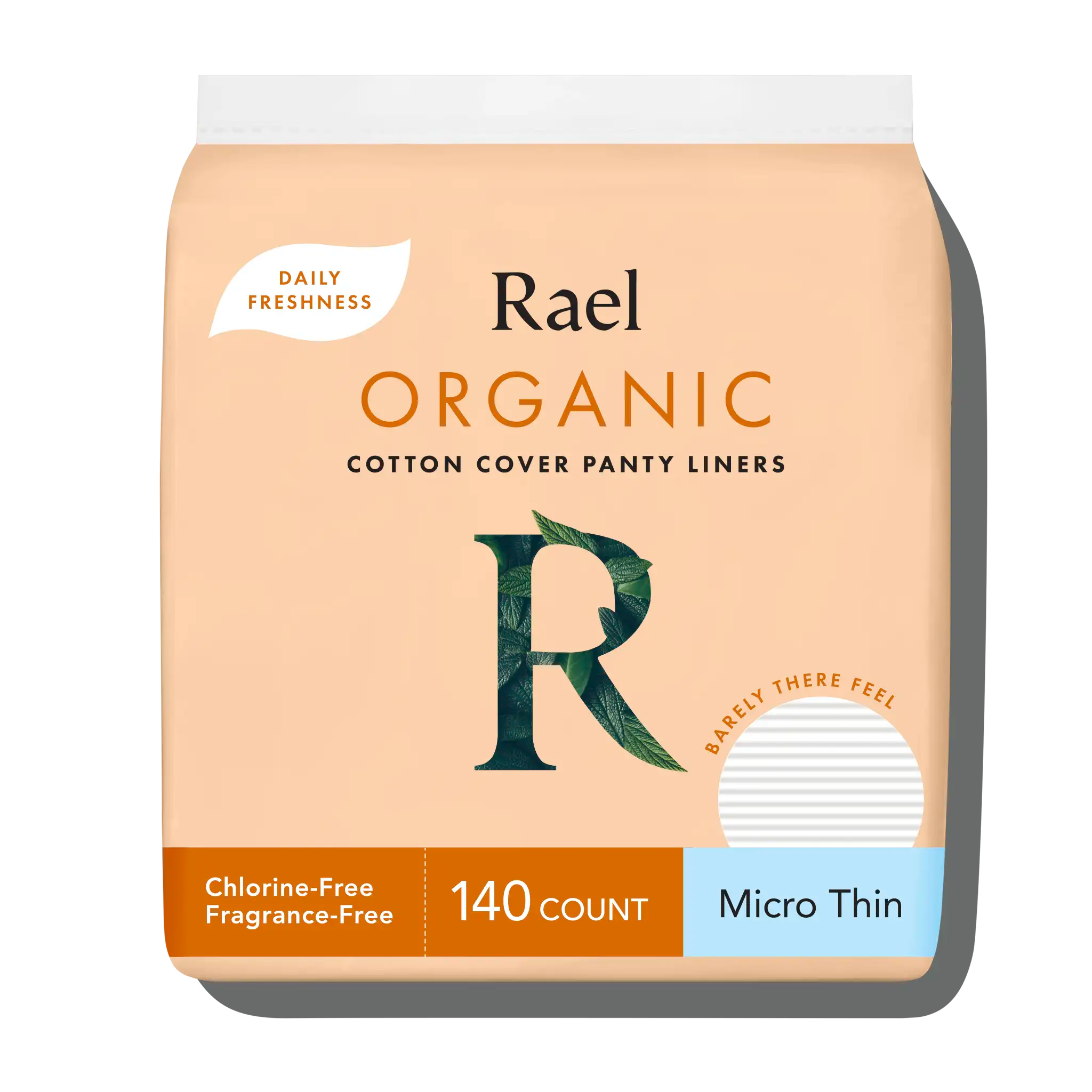 Organic Cotton Cover Micro Thin Panty Liners H2