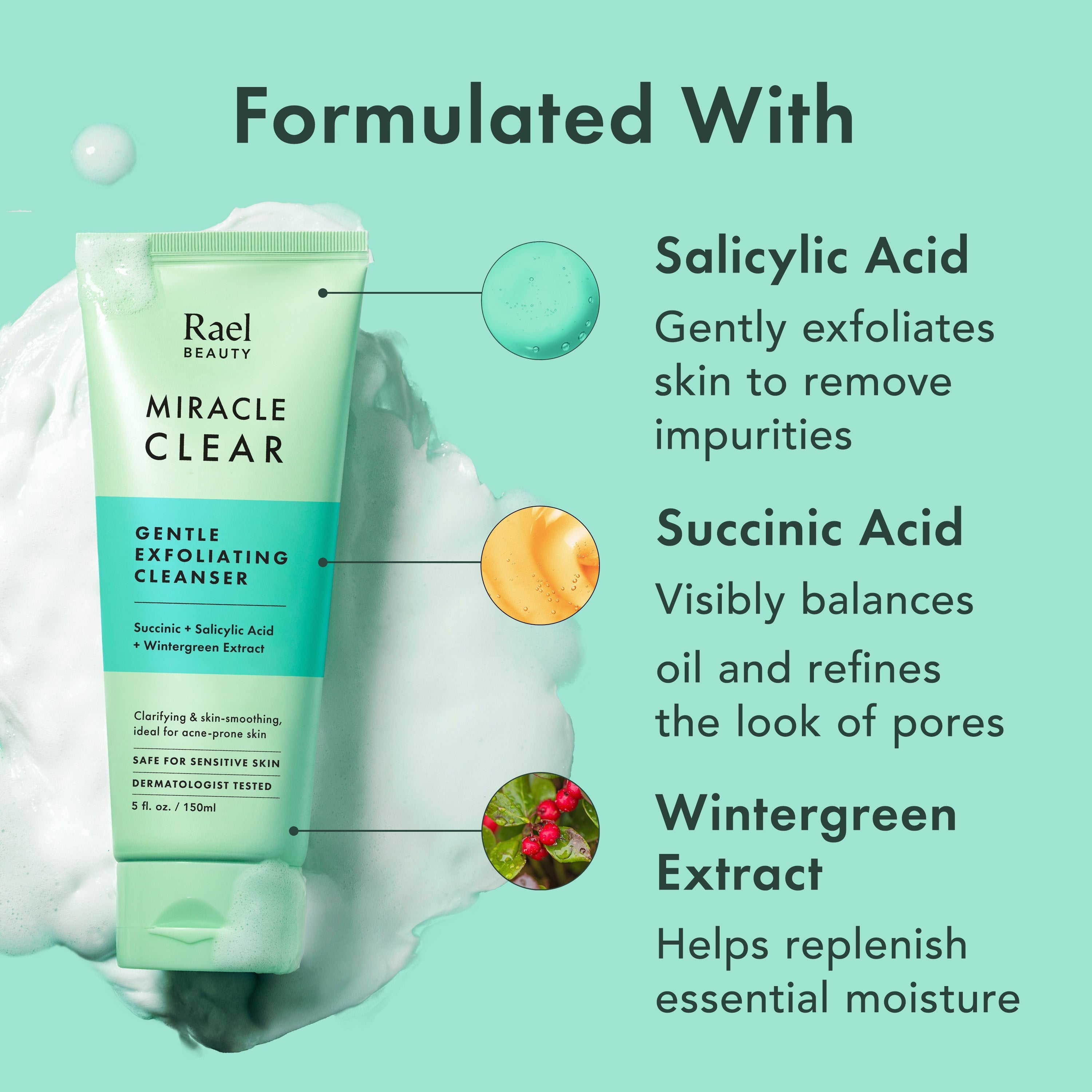Miracle Clear Gentle Exfoliating Cleanser V0