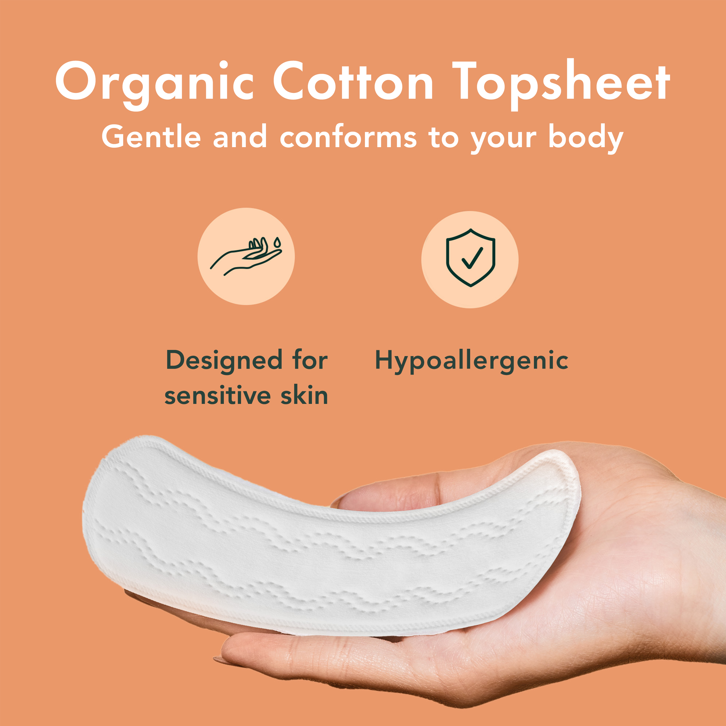 Regular and Long Bundle Unscented Panty Liners Made With Organic Cotton T2