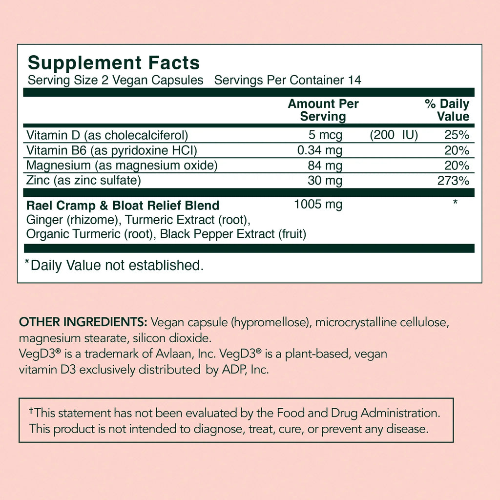 PMS Cramp & Bloat Supplement S9
