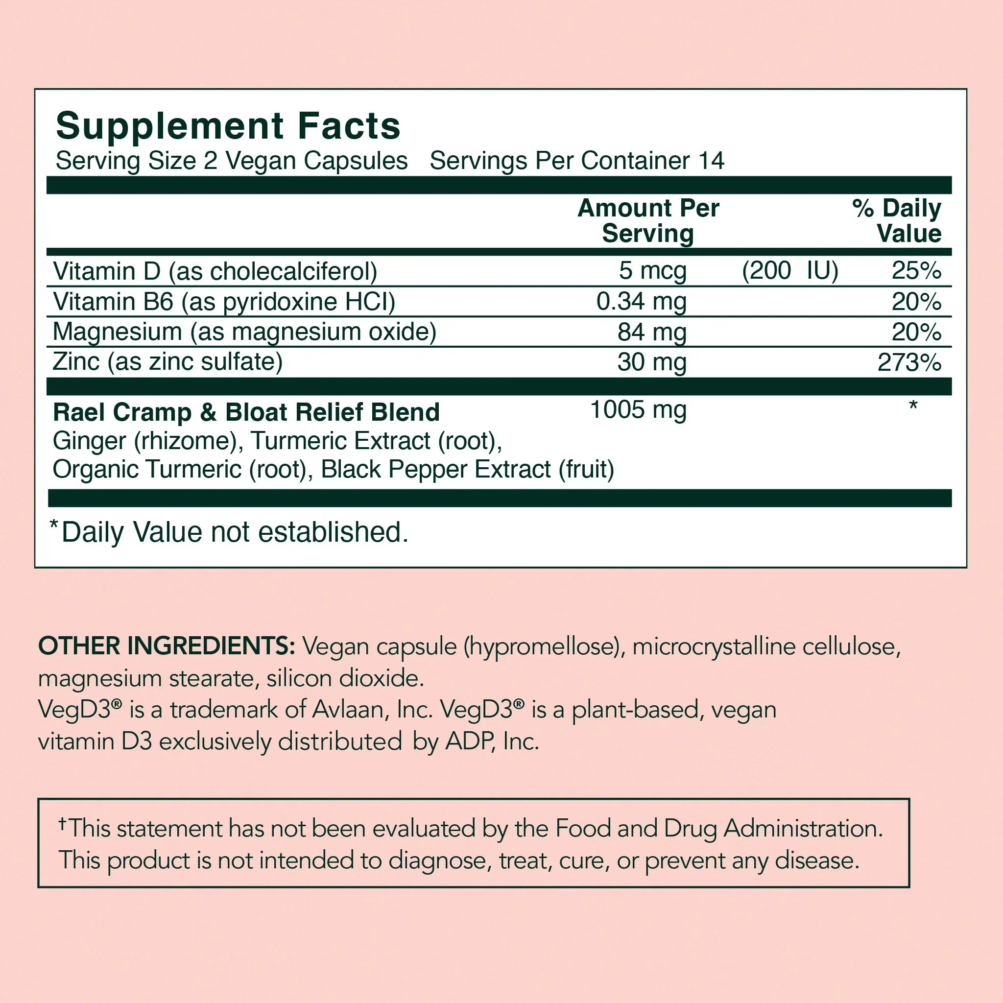 PMS Cramp & Bloat Supplement S9